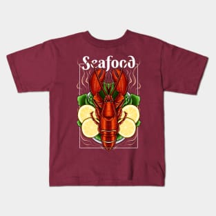 Lobster Seafood Kids T-Shirt